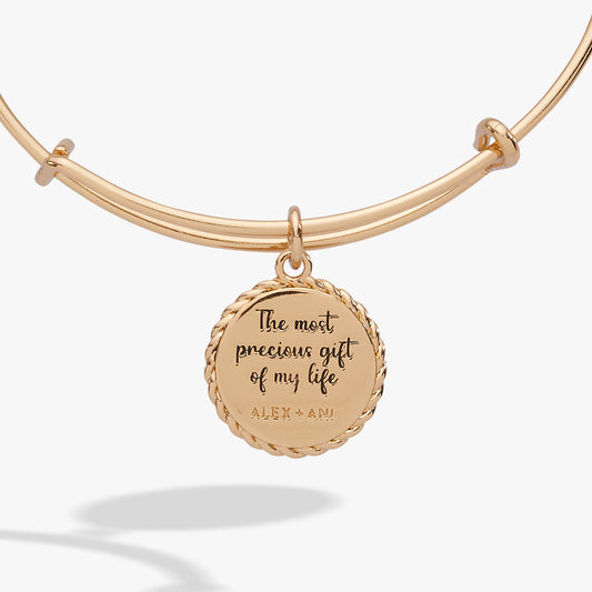 Daughter 'The Most Precious Gift Of My Life' Charm Bangle