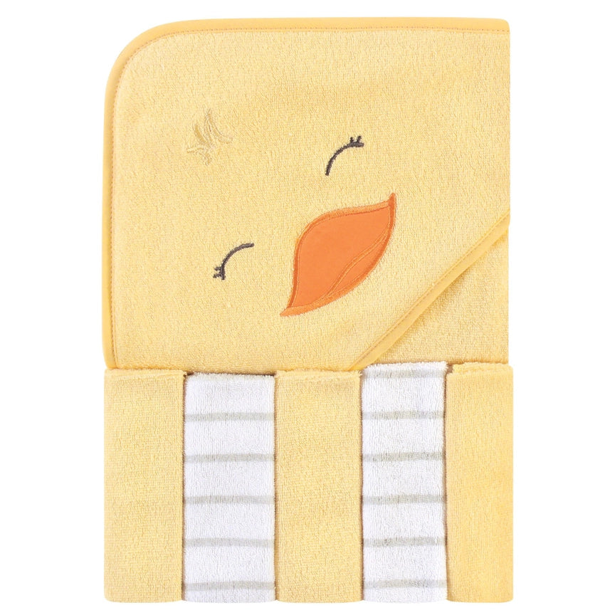 Ducky Gender Neutral Bathtime Baby Gift Basket – Newborn Essentials