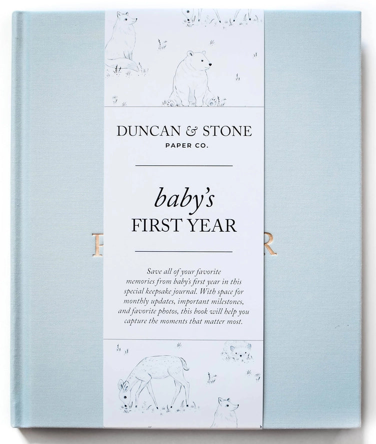 Baby's First Year Memory Book & Photo Album | Duncan & Stone