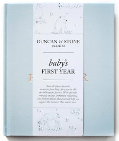 Baby's First Year Memory Book & Photo Album | Duncan & Stone