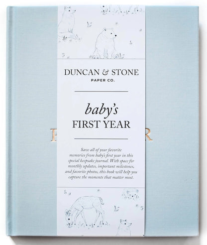Baby's First Year Memory Book & Photo Album | Duncan & Stone