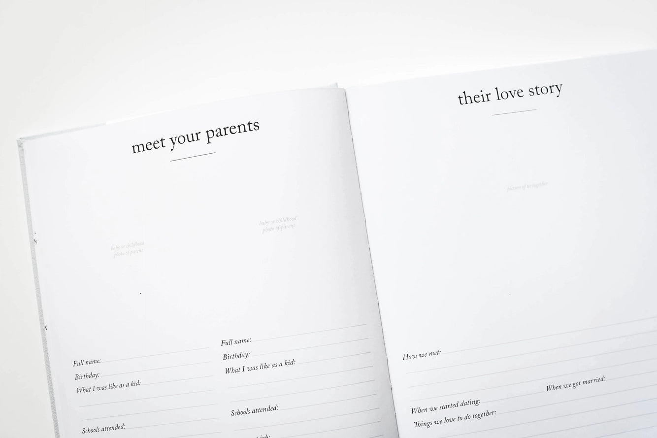 Baby's First Year Memory Book & Photo Album | Duncan & Stone
