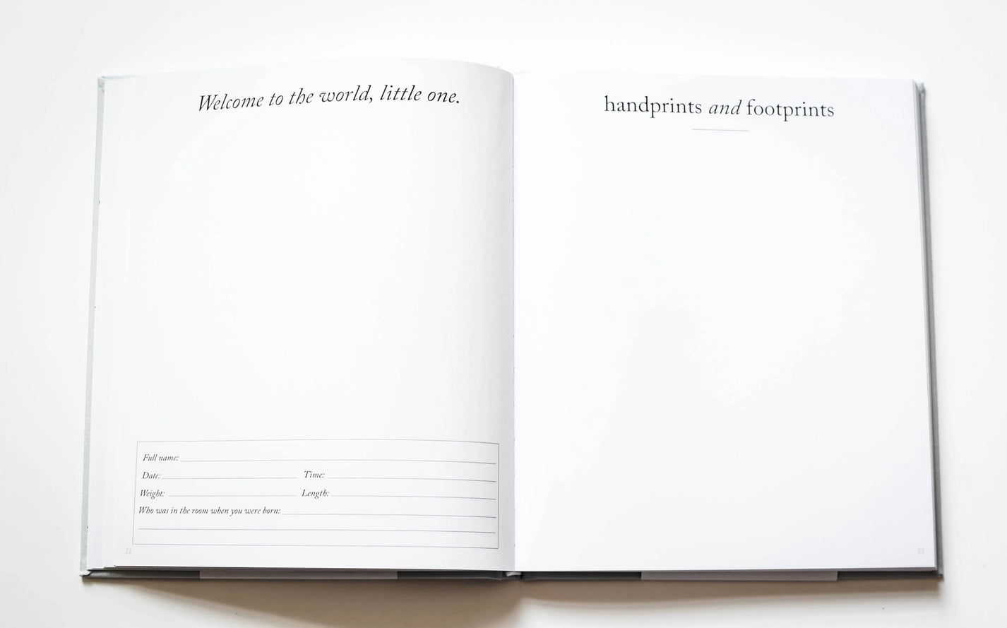 Baby's First Year Memory Book & Photo Album | Duncan & Stone