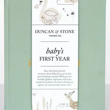 Baby's First Year Memory Book & Photo Album | Duncan & Stone