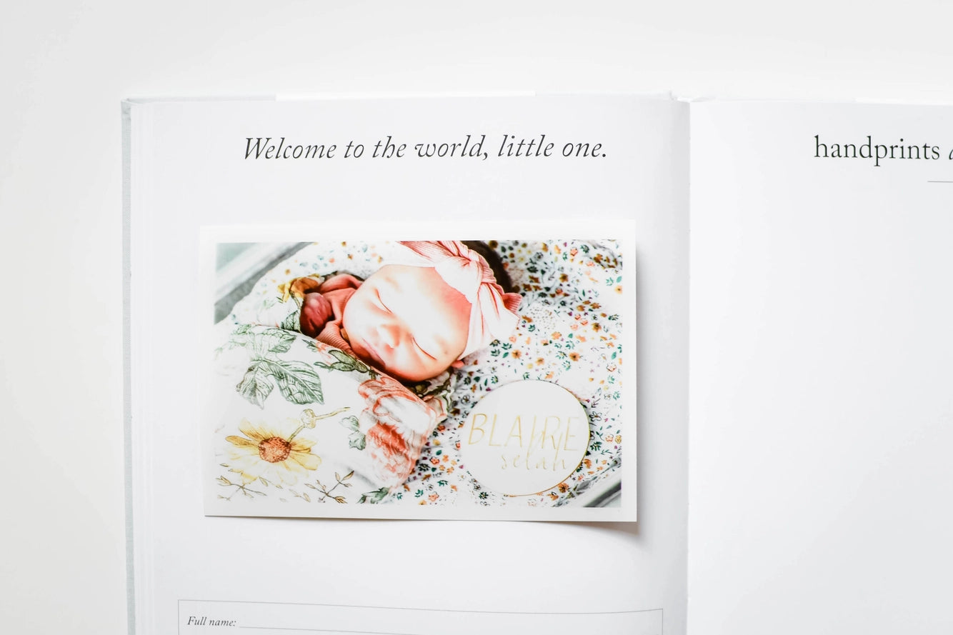 Baby's First Year Memory Book & Photo Album | Duncan & Stone