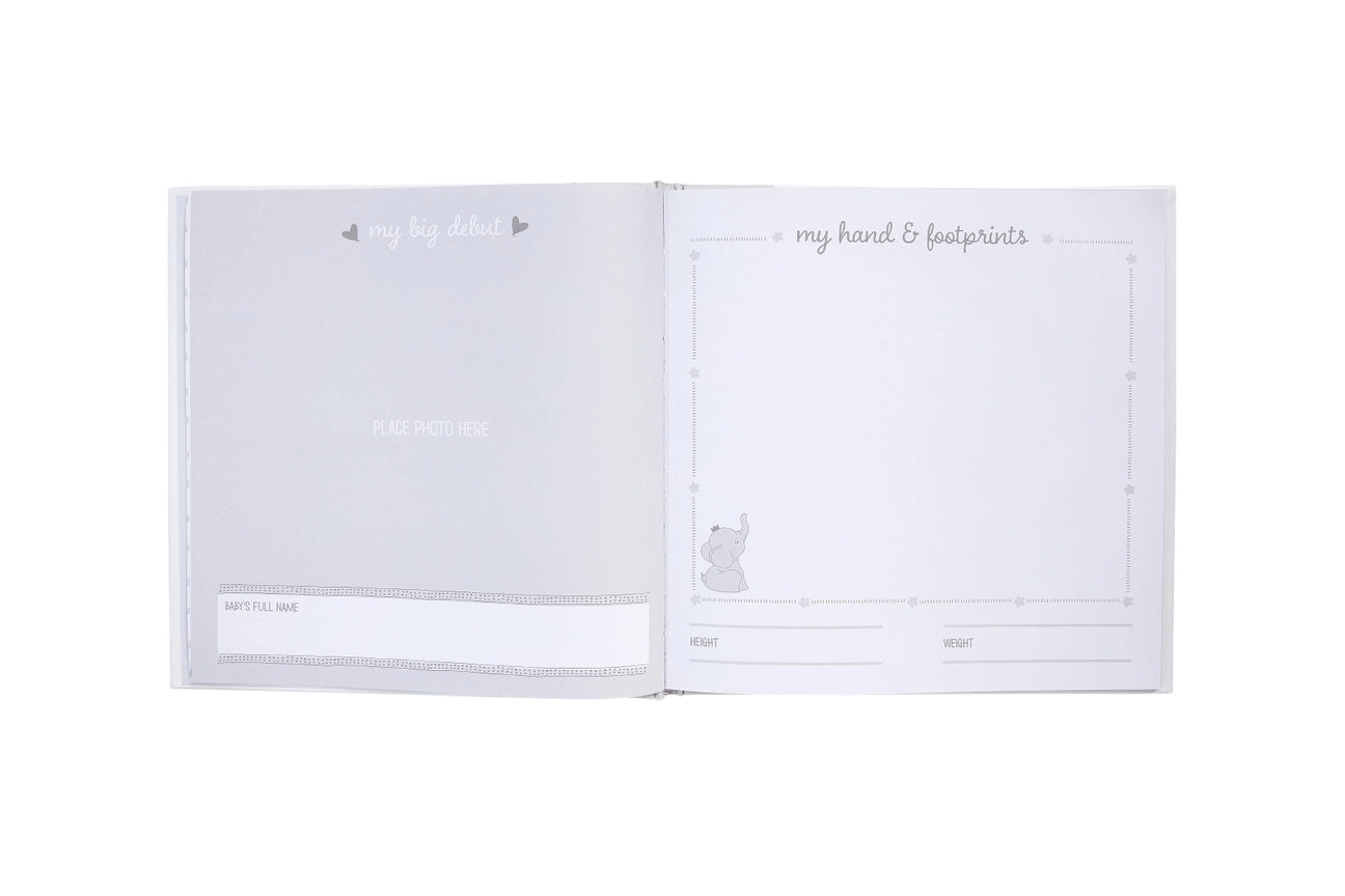 Elephant Baby Memory Book – Keepsake Journal
