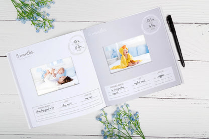 Elephant Baby Memory Book – Keepsake Journal