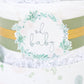 Floral Greenery Diaper Cake