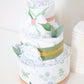 Floral Greenery Diaper Cake