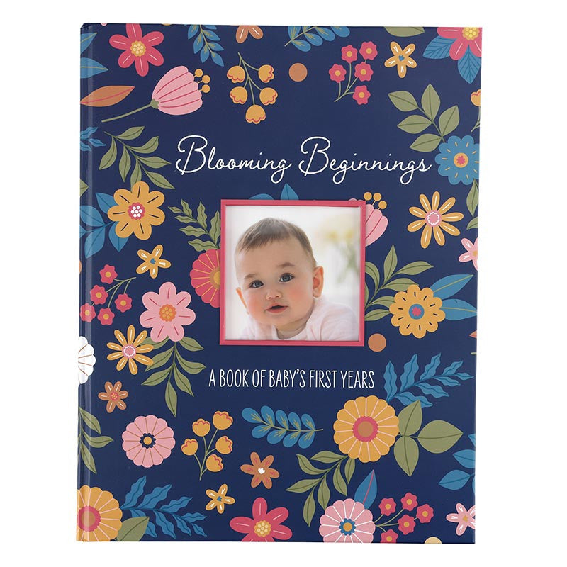 Blooming Beginnings Flower Memory Book | Baby Girl Keepsake