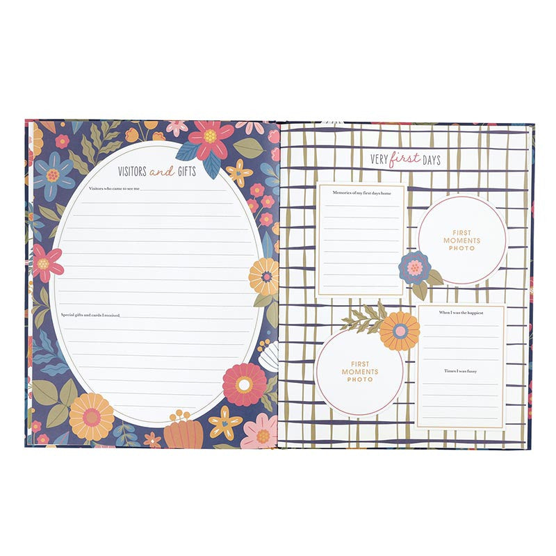 Blooming Beginnings Flower Memory Book | Baby Girl Keepsake