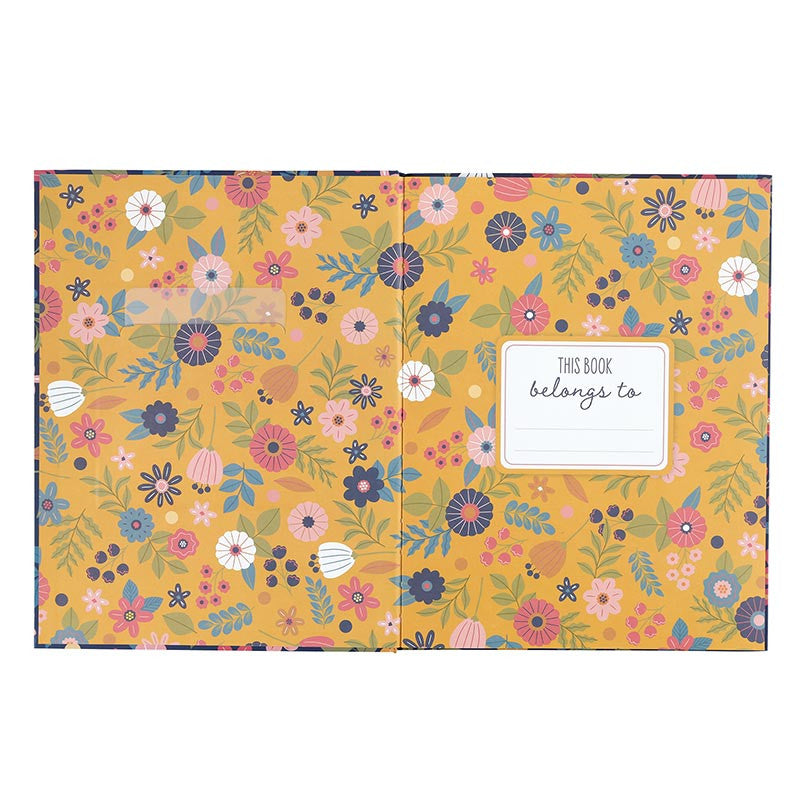 Blooming Beginnings Flower Memory Book | Baby Girl Keepsake