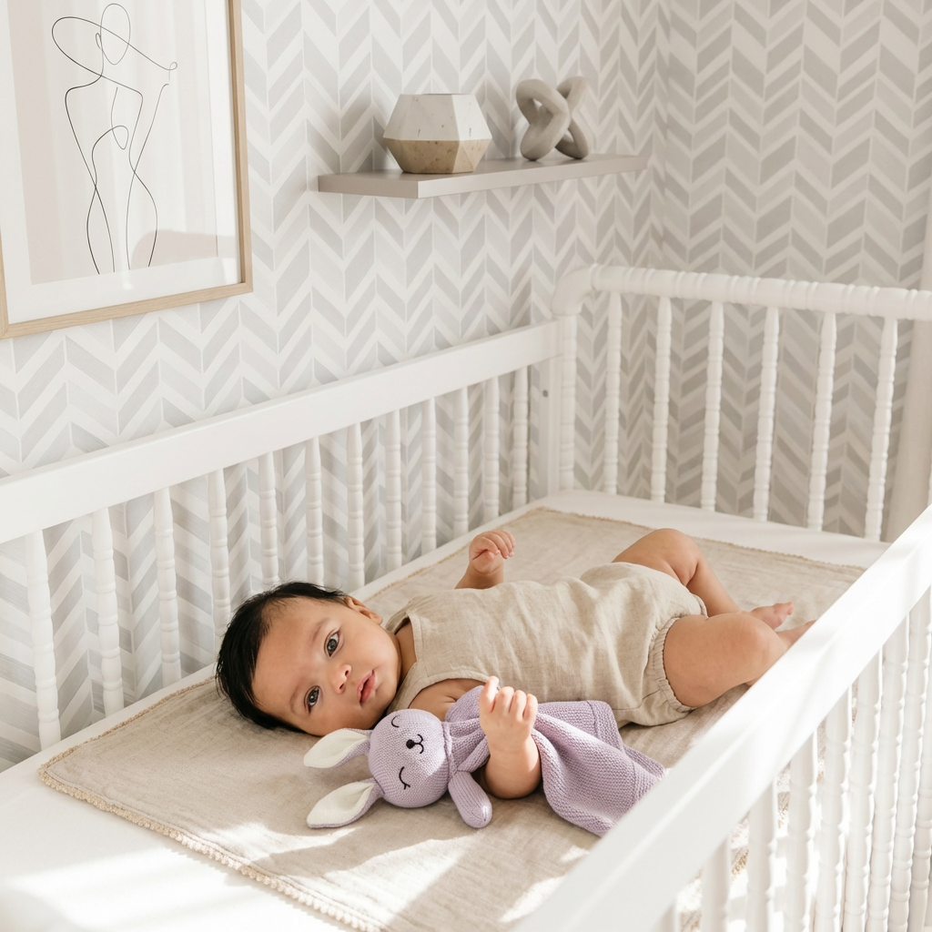 Organic Plush Lovey Security Blanket