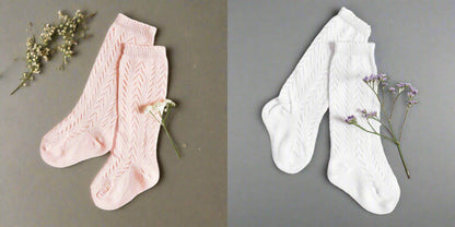 LLB Crochet Knee High Socks (2 pairs in each order)