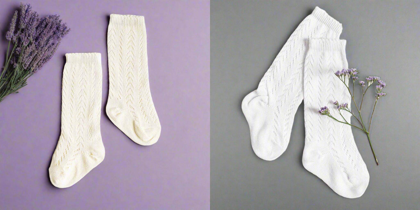 LLB Crochet Knee High Socks (2 pairs in each order)