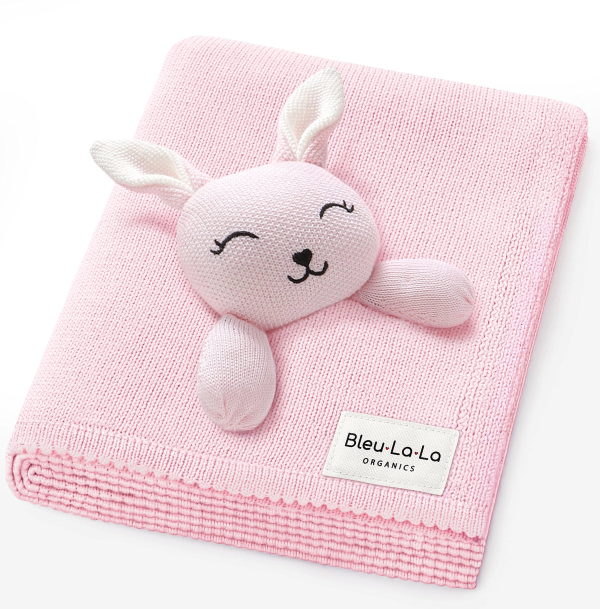 Blanket Lovey - 100% Organic Cotton Baby Blanket with Comfort Lovey