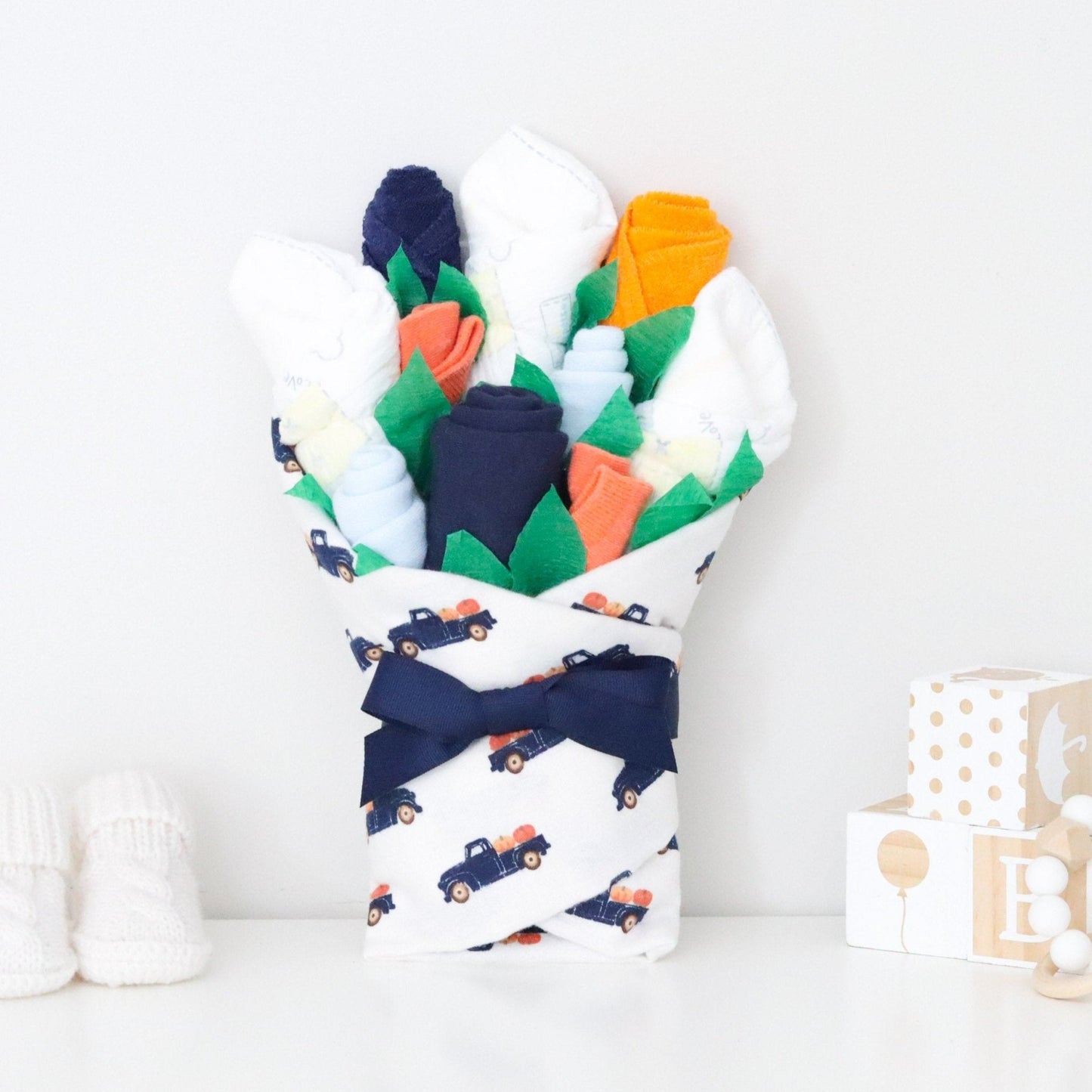 Pumpkin Truck Baby Gift Set