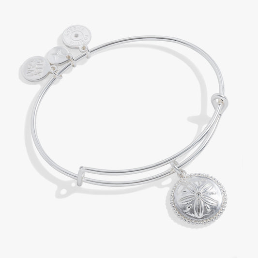 Sand Dollar Charm Bangle