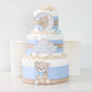 Teddy Bear Diaper Cake Collection - Blue
