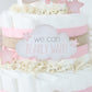 Teddy Bear Diaper Cake Collection - Pink