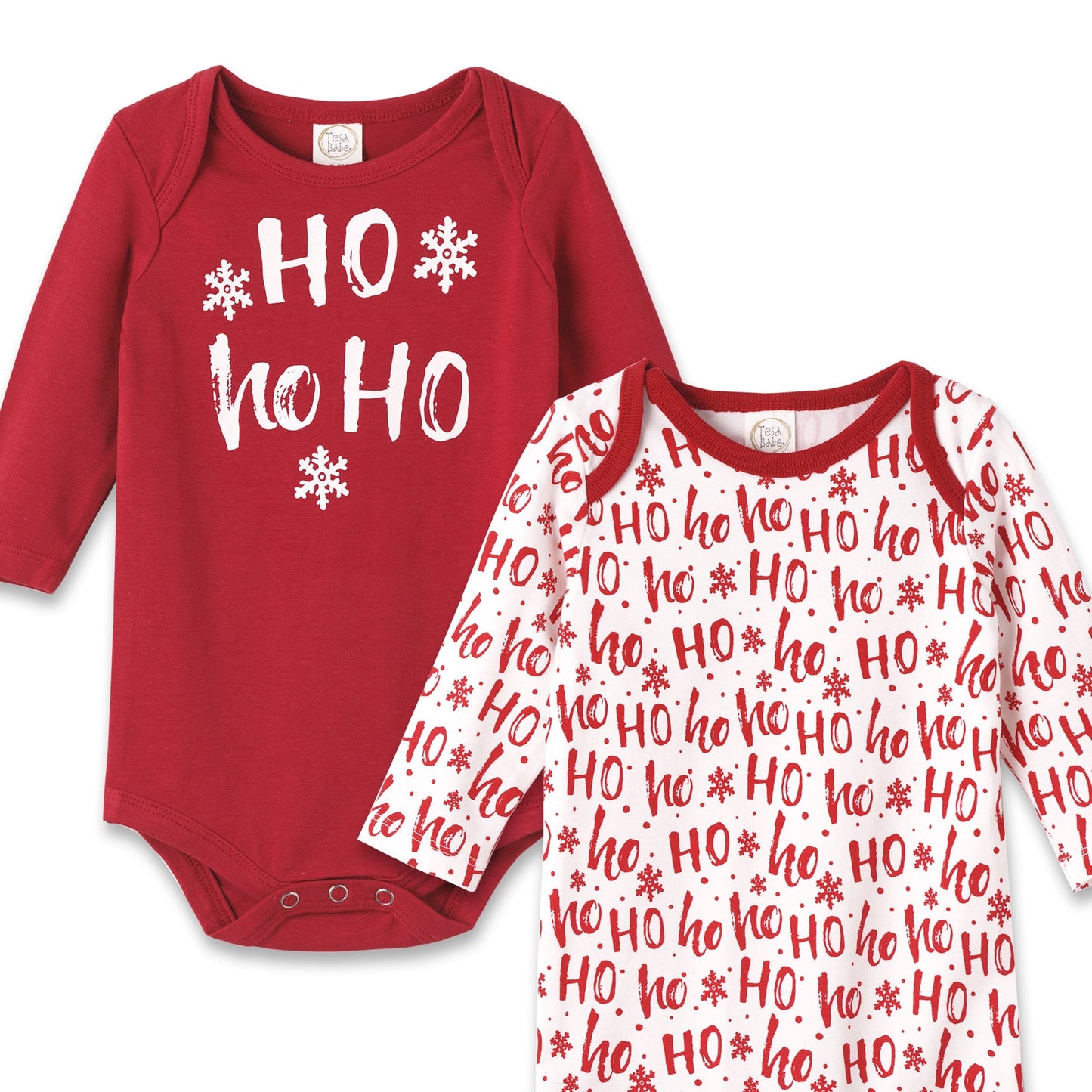 Christmas Set Of 2 Bodysuits Ho-Ho-Ho